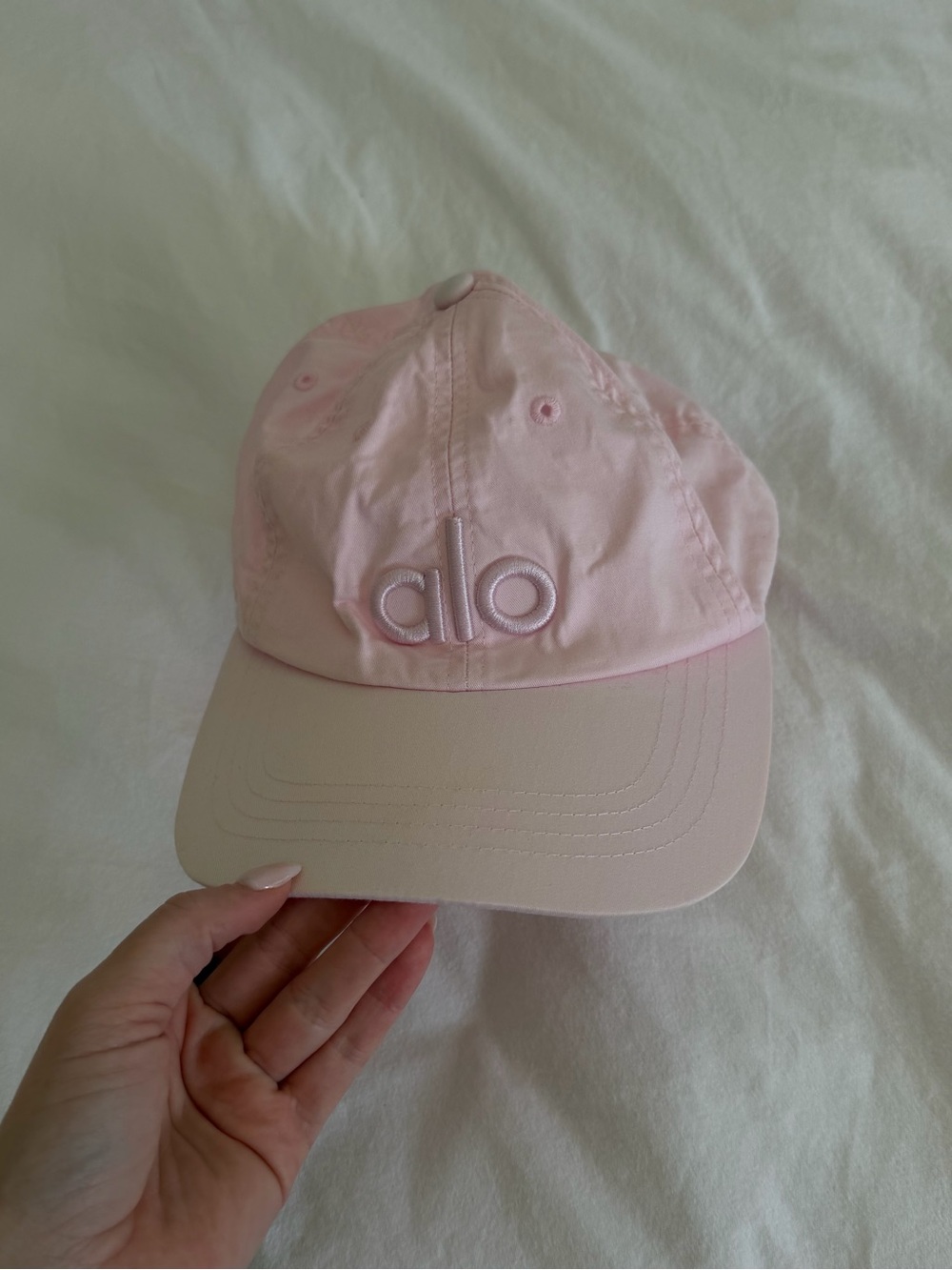 Light pink Alo cap